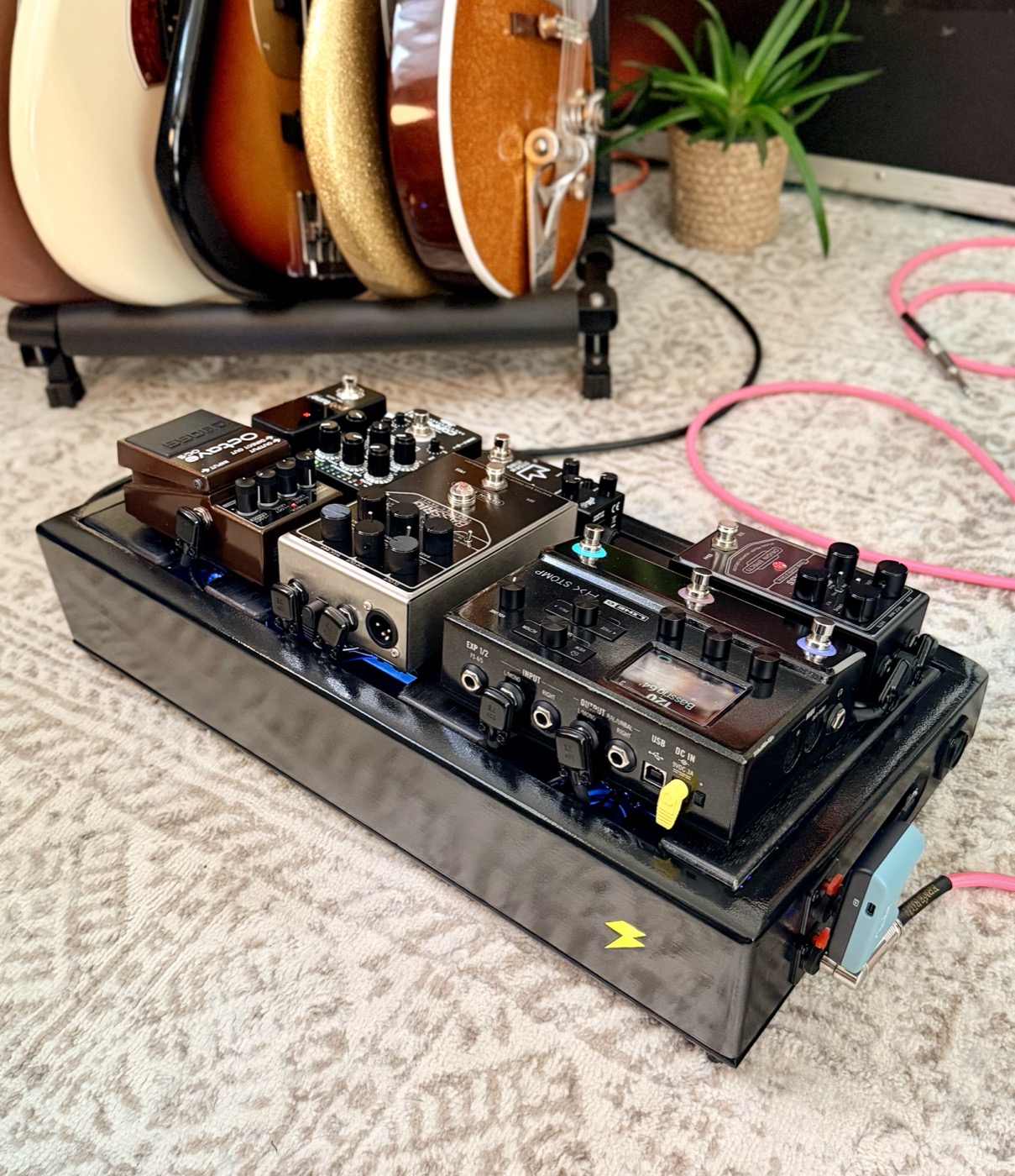 Pedalboard from above
