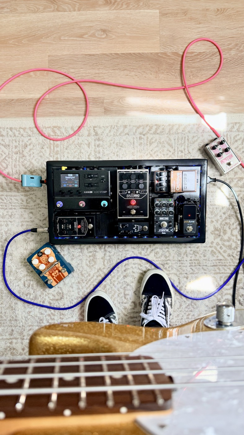 Bolt Boards pedalboard